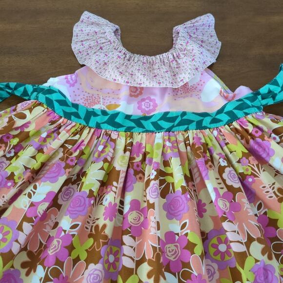 Matilda Jane platinum Taffy puffer dress size 4 EUC - Picture 2 of 11